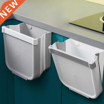 Folding Trash Can Hanging Trash Can Free Punch Garbage Bin f