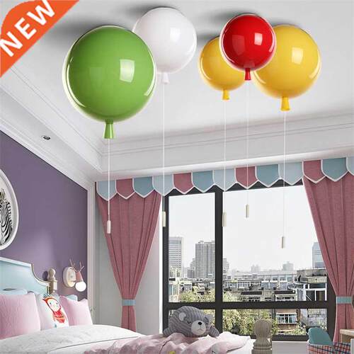 Modern 5 colors balloon acrylic ceiling light fixtures Kids