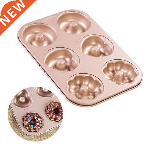 6 Cups Heart Flowers Shape Cookies Mold Fondant Cake Bread