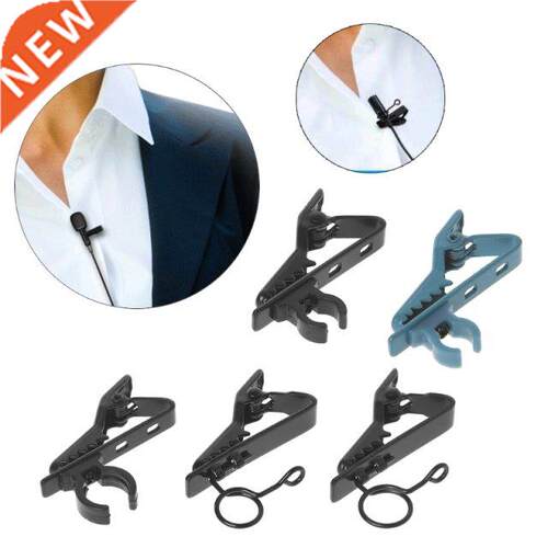 1PC Universal Microphone Lapel Tie Clip Mini Clamp Portable