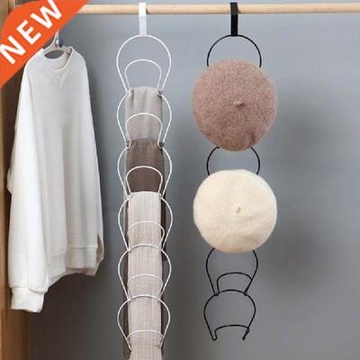 5Pcs Door/Wall Mounted Baseball Cap Rack Hat Iron Display