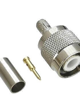 1Pcs Connector TNC Male Plug Crmp RG58 RG142 LMR195 RG400 C