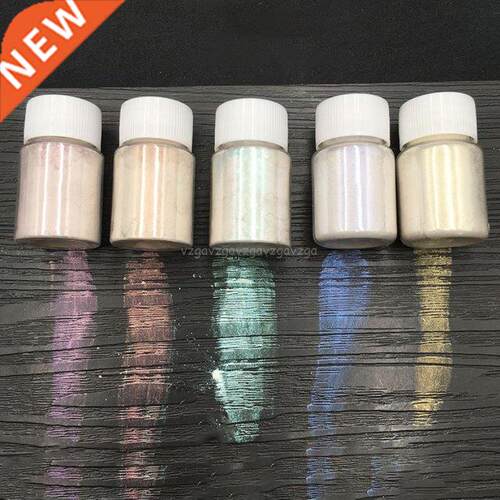 5 Bottle  Crafts Jewelry Making Pearlescent Powder Crysta