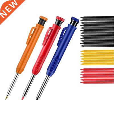 Mechanical Carpenter Pencils Set with 24 Mechanical Pencil R