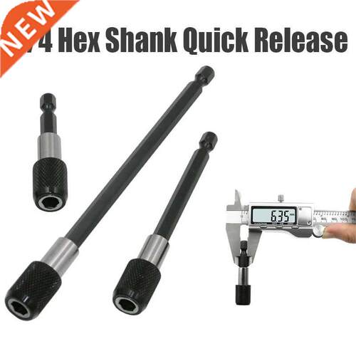 Brand New Black 1/4 Hexagon Handle Quick Release Electric Dr