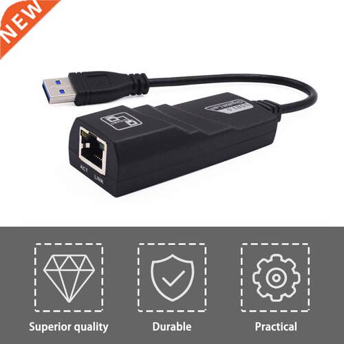 USB Ethernet Adapter Network Card USB .0 to RJ45 Lan Gigabi