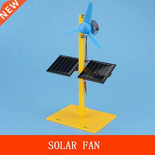 Set Of Solar Fan Model Power Generator Dc Motor Mini Fan Pa