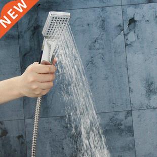 Stainless Shower Square 1.5M Handheld Holder ABS Set Head