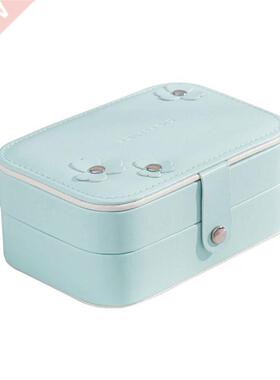 2-Layer Travel Portale Jewelry ox Earrings Ring Necklace