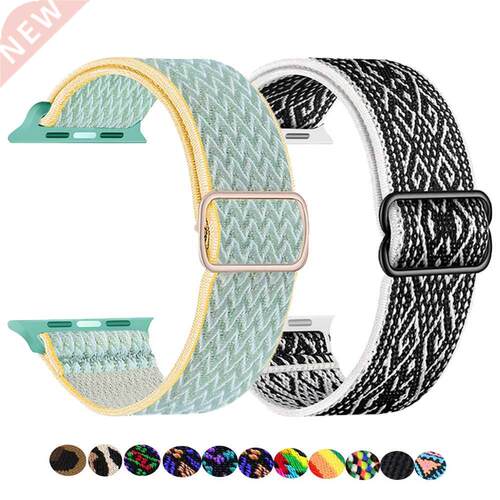 Nylon Strap for Apple watch and 44mm 45mm 41mm 40mm 38mm 42
