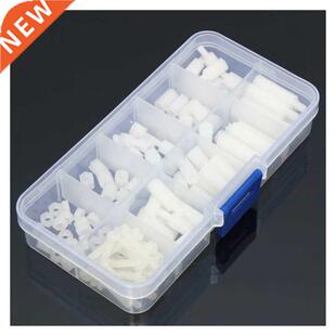 Box of 120Pcs M3 Nylon Hex Spacers Screw Nut Stand-off Acces
