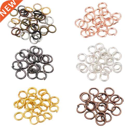 50-200pcs/lot 4 5 6 8 10 mm Jump Rings Split Rings Connecto