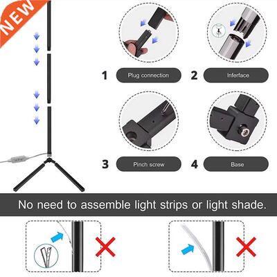 Nordic LED Floor Lamp WIFI Bluetooth APP Remote Control Room