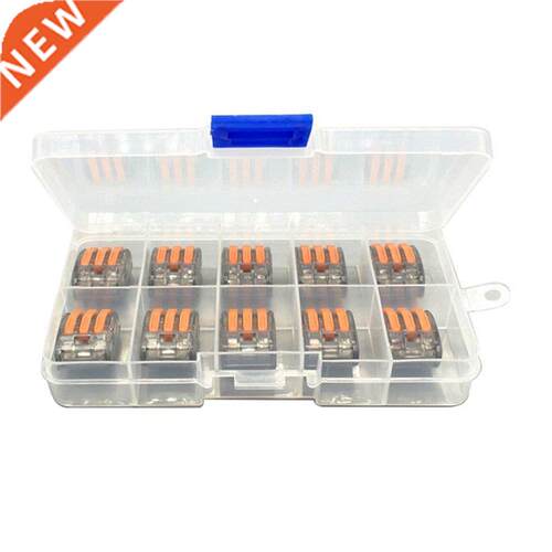 10 Pcs PCT-213 400V 32A Connect Lever Termnal Block Reusabl