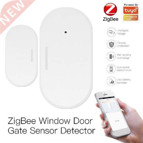 Door Window Sensor Zigbee Wireless Connection Smart Mini