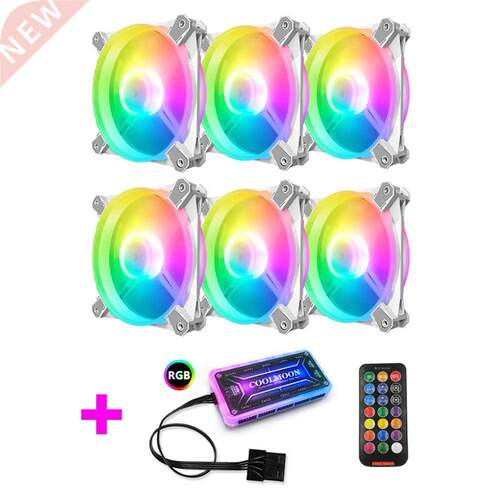 CoolMoon 16 RGB LED Hydraulic Bearings PC Computer Case Cool