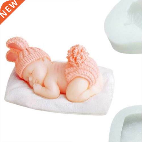 3D Sleeping Baby Silicone Molds Sugar Mold Chocolate Candy