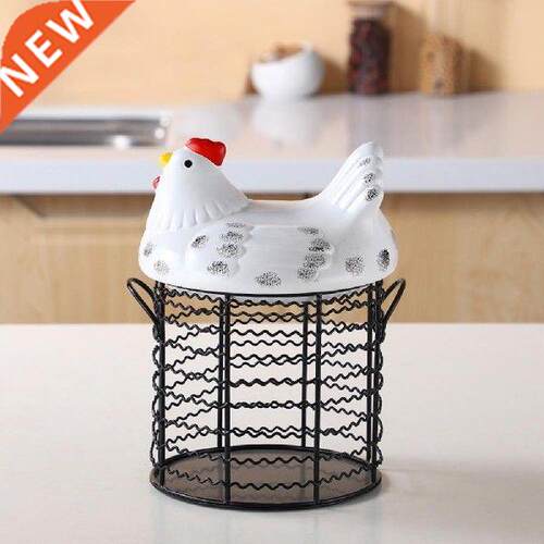 Creative Egg Storage Basket Easy to Clean Space-saving Cute
