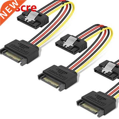 SATA Power Extension Cable,3 Pack 15 Pin SATA Male to Female