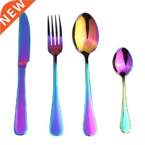 1pc Dinnerware Set Stainless Steel Colorful Dinner Set