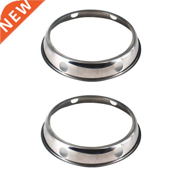 2X Universal Wok Pan Support Rack Stand Wok Ring/ Round Bott