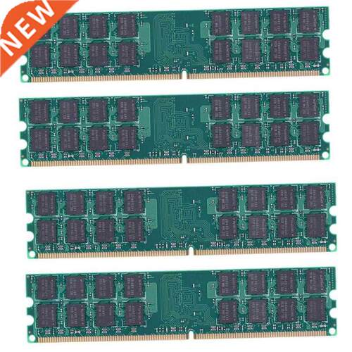 4X DDR2 4GB Memory RAM 1.5V 800MHZ PC2-6400 240 Pin Desktop