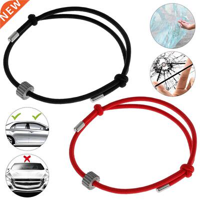 Bracelet Car Window Breaker Wrist Strap with Tungsten Carbid