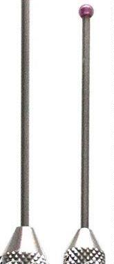 2pcs, M2.5*D2.0*L30, M2.5*D2.0*L40 Ruby gauge head for