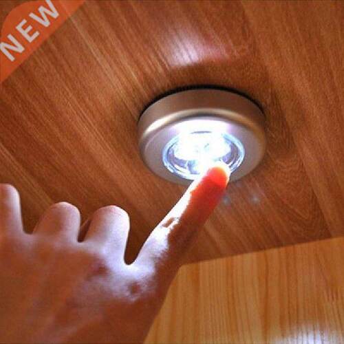 3 LED Battery Powered Wireless Night Light Stick Tap Touch