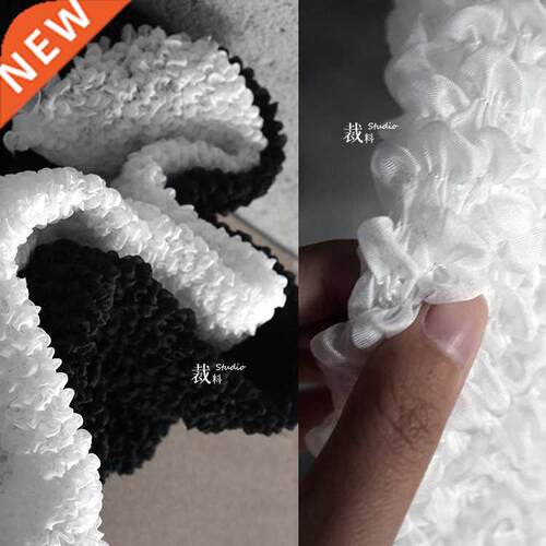 Bubble Pleated Fabrc Three-Dmensonal Heavy Texture