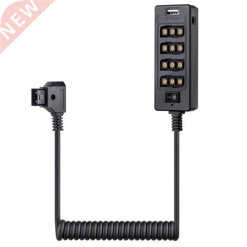 D-Tap Male To 4-Port D-Tap Female Splitter Cable For V-Mount