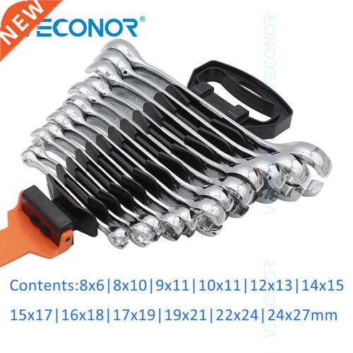 12pcs Oil Pipe Flre Nut Wrench Key Set Tools of Nut Spnne
