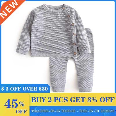 Infant Baby Sweater Suit 2022 Autumn Spring Girl Knitting Sw