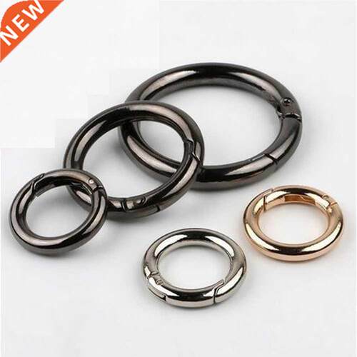 5pcs O-Ring Buckles Clips Zinc Alloy Plated Gate Spring Cara