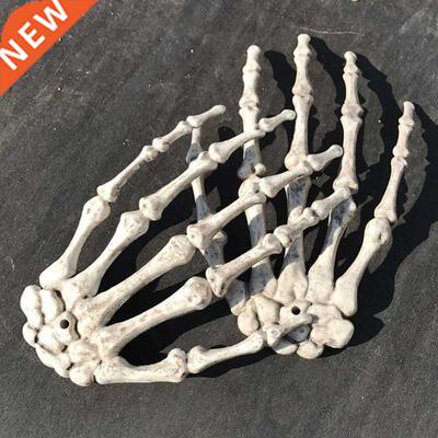 Halloween Scary Props Plastic Skeleton Hands Realistic Life