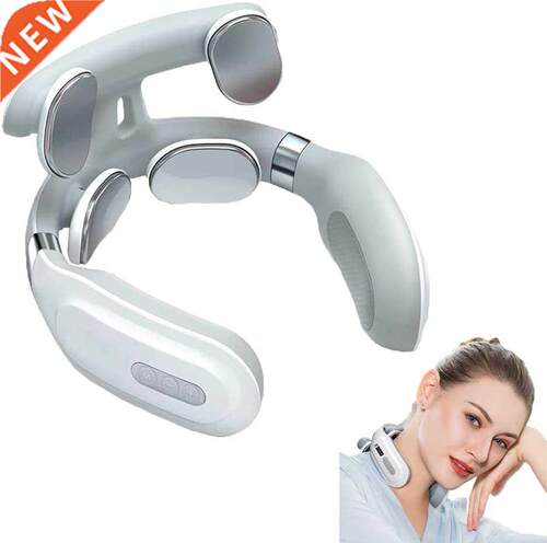 Cordless Portable Electric Neck Cervical Pulse Massager Rela