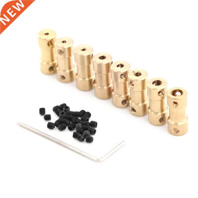 Brass Motor Shaft Coupling Coupler Motor Transmission Connec