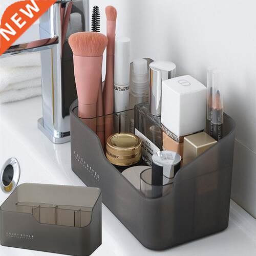 Plastic Makeup Bathroom Storage Box Cosmetic Organizer Deskt