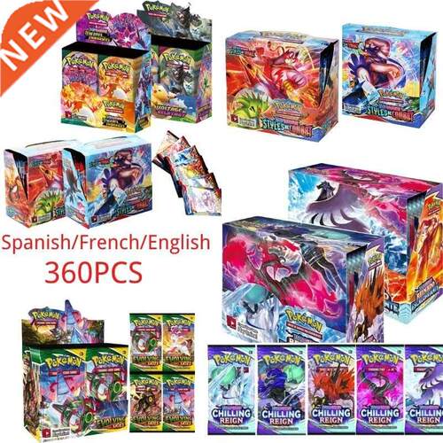 Pokemon Cards Toys Spanish/French Trading Card Game Sword Sh
