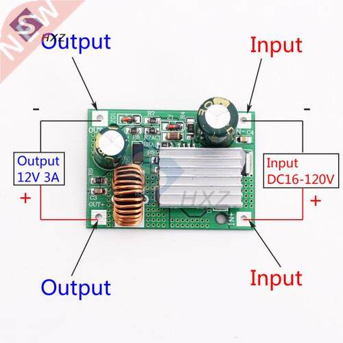 Step Down Module Power SupplyDC 9V-90V 9V-120V 16V-120V to 5