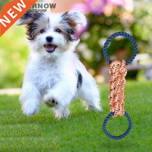 Pet Dog Cotton Rope Molar Stick Rubber Ring Clean Tooth