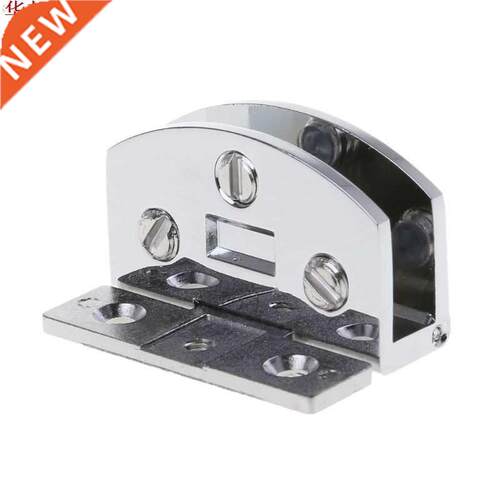 Chrome-plated Glass Door Hnge Cupboard Cabnet Gate Clamp F