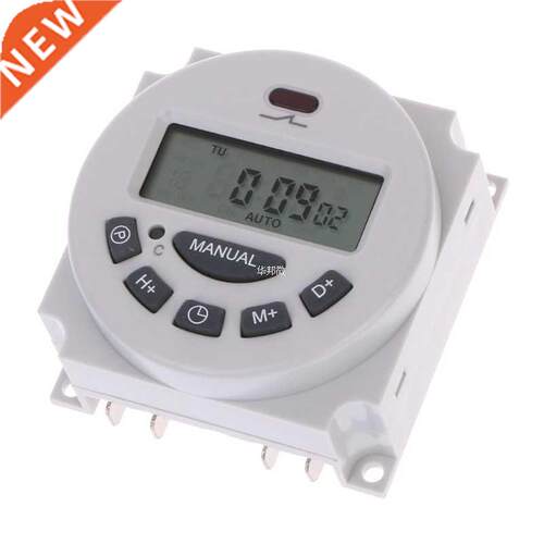 DC12V AC220V Time Switch Digital LCD Weekly Programmable Tim