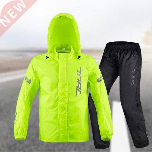 Camping Mens Raincoat Waterproof Coat Cloak Overalls