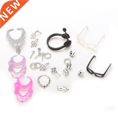 40 Or 8Pcs Doll Decor Props Fashion Jewelry For Girl