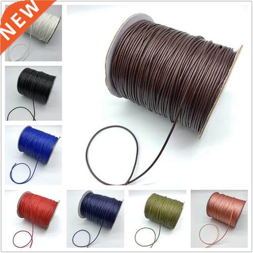 0.5/0.8/1.0/1.5/2.0mm Waxed Cotton Cord Waxed Thread Cord St