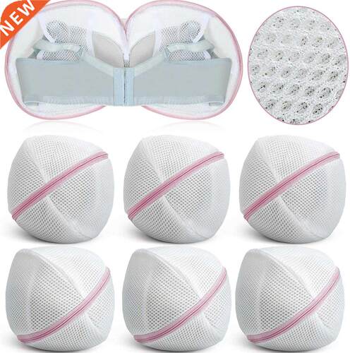 6 Pieces Bra Washing Bag Mesh Wash Bag Laundry Bags Lingerie