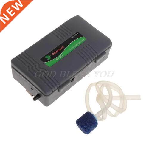 Air Pump Portable Aquarium Fish Tank Battery Powered Oxygen