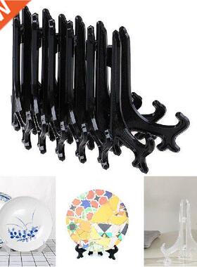 10pcs Plastic Display Plate Holders Display Stand Stander