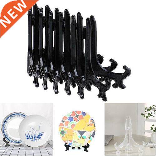 10pcs Plastic Display Plate Holders Display Stand Stander